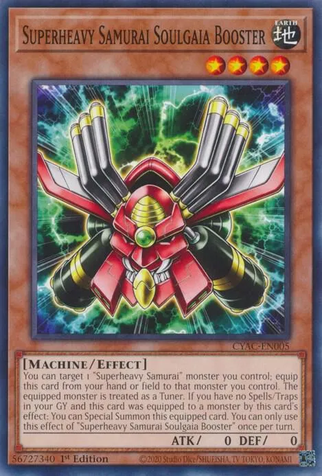 Superheavy Samurai Soulgaia Booster — Cyberstorm Access — Yu-Gi-Oh!