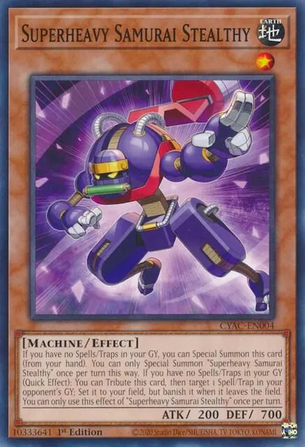 Superheavy Samurai Stealthy — Cyberstorm Access — Yu-Gi-Oh!
