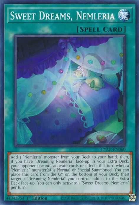 Sweet Dreams, Nemleria — Cyberstorm Access — Yu-Gi-Oh!