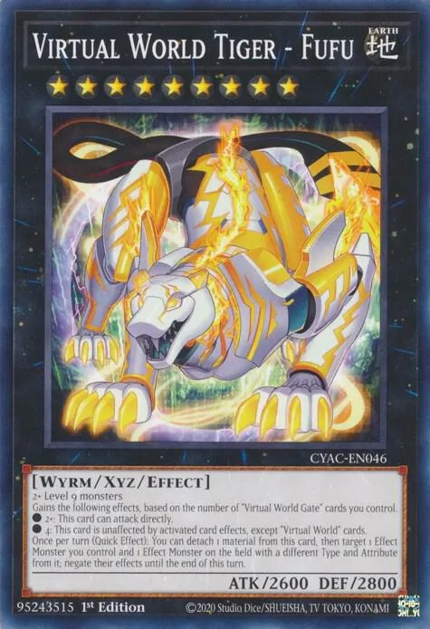 Virtual World Tiger - Fufu — Cyberstorm Access — Yu-Gi-Oh!