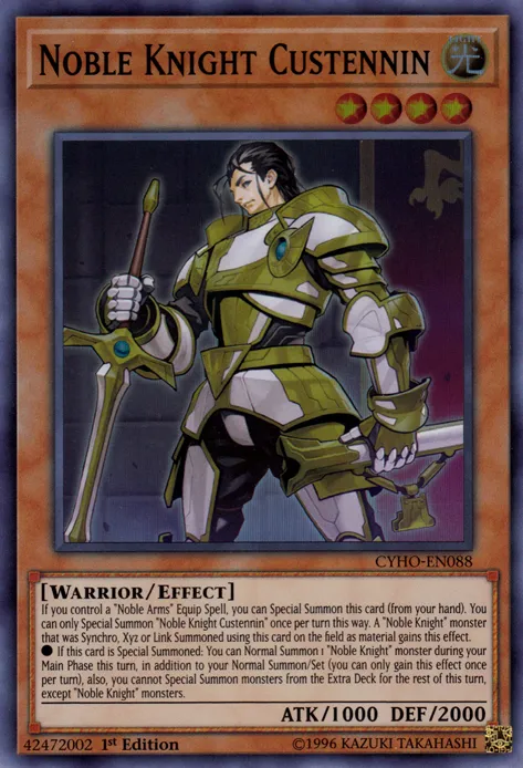 Noble Knight Custennin — Cybernetic Horizon — Yu-Gi-Oh!