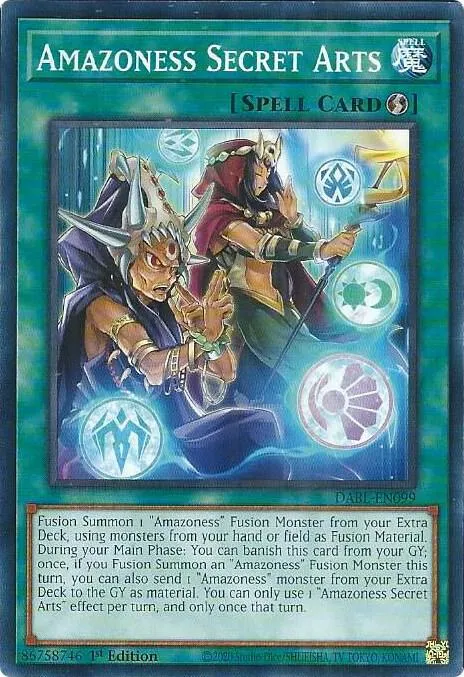 Amazoness Secret Arts — Darkwing Blast — Yu-Gi-Oh!