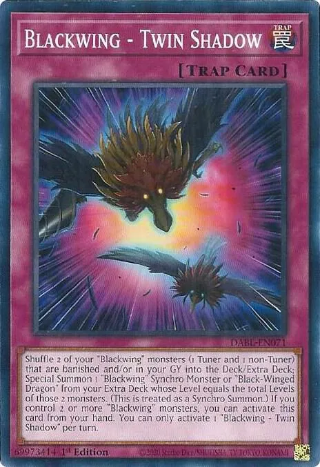 Blackwing - Twin Shadow — Darkwing Blast — Yu-Gi-Oh!