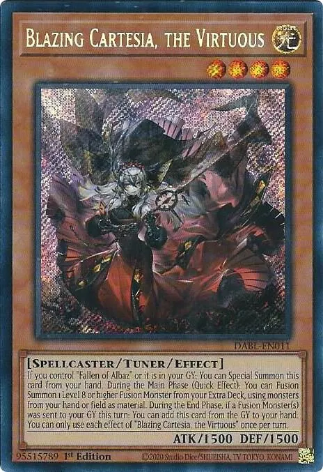 Blazing Cartesia, the Virtuous — Darkwing Blast — Yu-Gi-Oh!