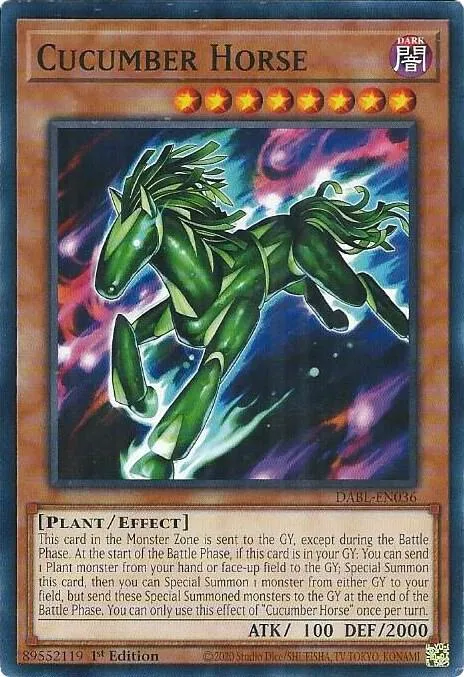 Cucumber Horse — Darkwing Blast — Yu-Gi-Oh!