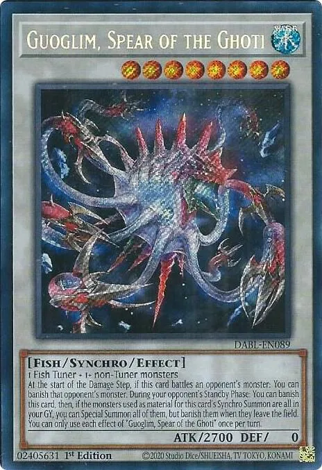 Guoglim, Spear of the Ghoti — Darkwing Blast — Yu-Gi-Oh!