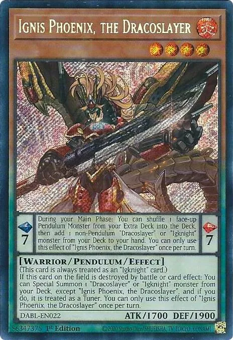 Ignis Phoenix, the Dracoslayer — Darkwing Blast — Yu-Gi-Oh!