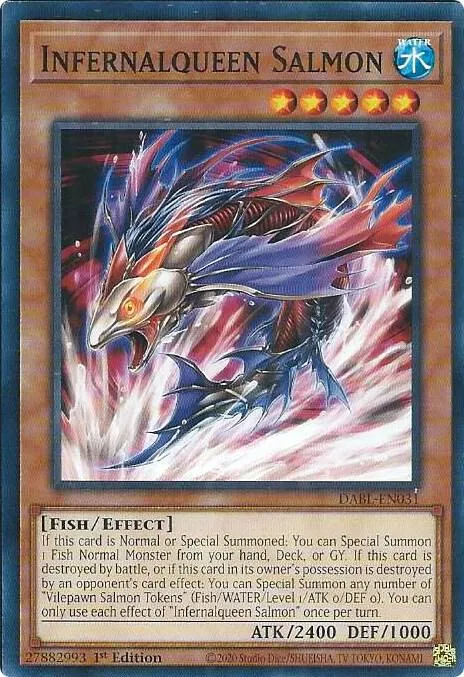 Infernalqueen Salmon — Darkwing Blast — Yu-Gi-Oh!