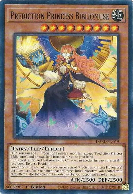 Prediction Princess Bibliomuse — Darkwing Blast — Yu-Gi-Oh!