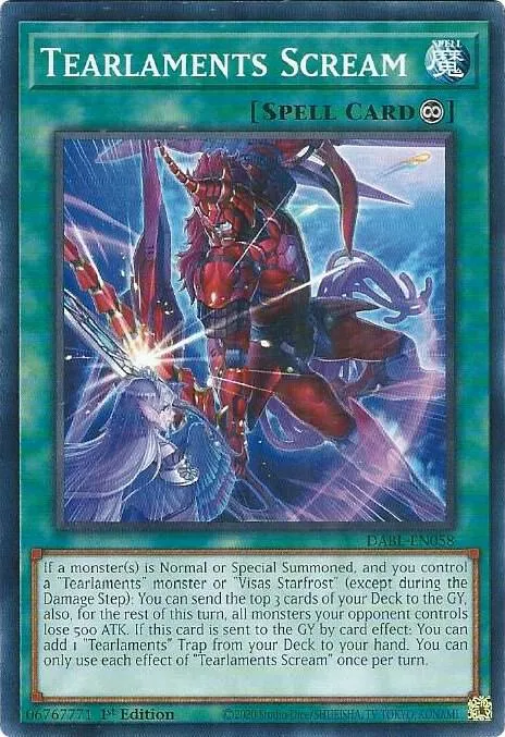 Tearlaments Scream — Darkwing Blast — Yu-Gi-Oh!