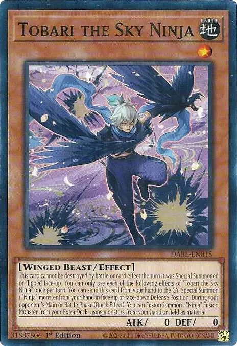 Tobari the Sky Ninja — Darkwing Blast — Yu-Gi-Oh!