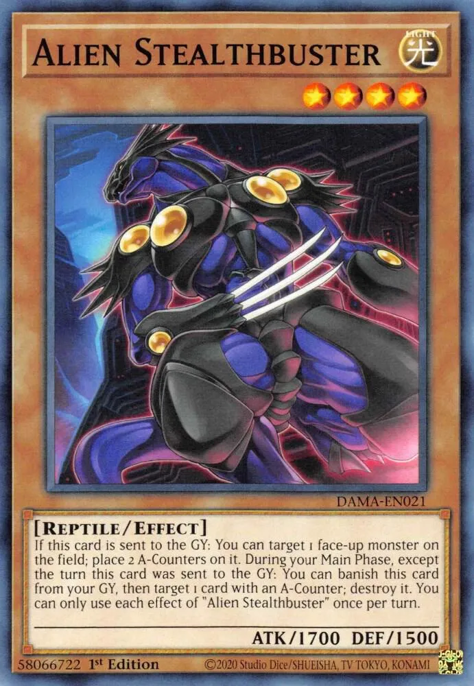 Alien Stealthbuster — Dawn of Majesty — Yu-Gi-Oh!