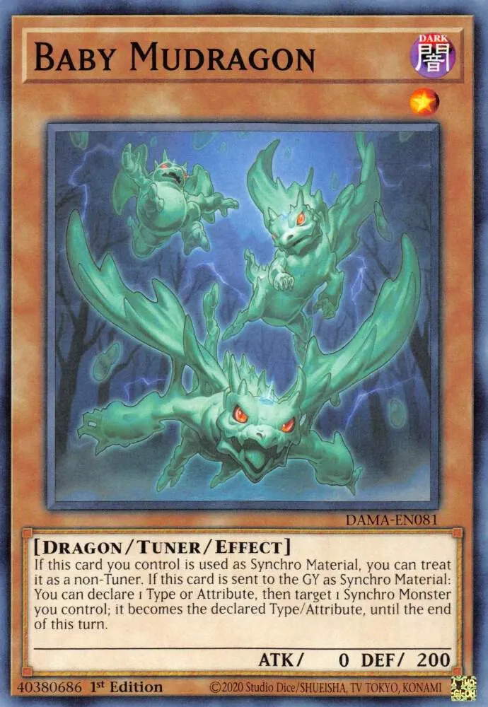 Baby Mudragon — Dawn of Majesty — Yu-Gi-Oh!