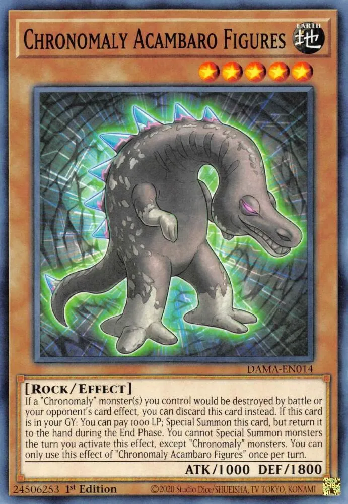Chronomaly Acambaro Figures — Dawn of Majesty — Yu-Gi-Oh!