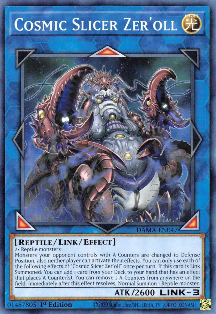 Cosmic Slicer Zer'oll — Dawn of Majesty — Yu-Gi-Oh!