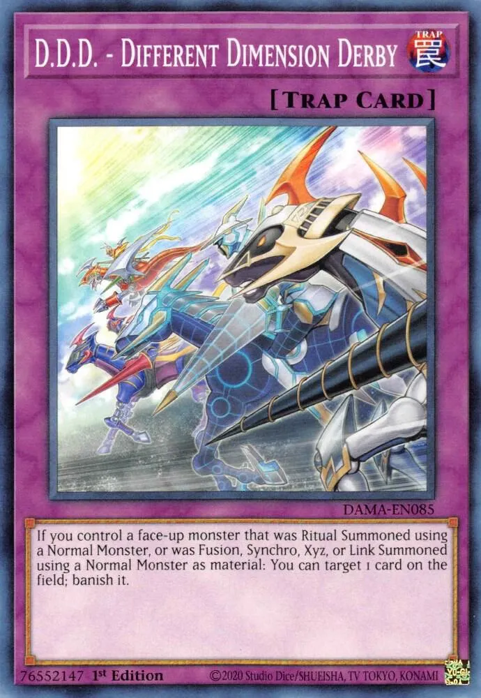 D.D.D. - Different Dimension Derby — Dawn of Majesty — Yu-Gi-Oh!