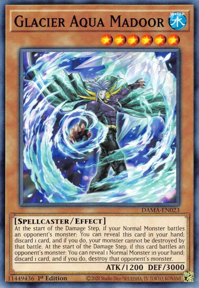 Glacier Aqua Madoor — Dawn of Majesty — Yu-Gi-Oh!