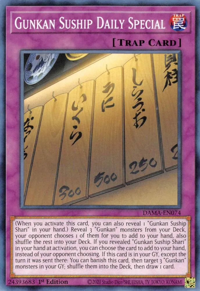 Gunkan Suship Daily Special — Dawn of Majesty — Yu-Gi-Oh!