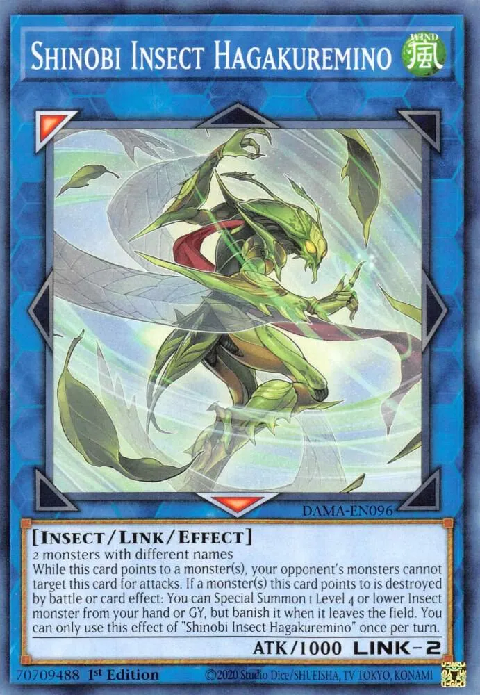 Shinobi Insect Hagakuremino — Dawn of Majesty — Yu-Gi-Oh!