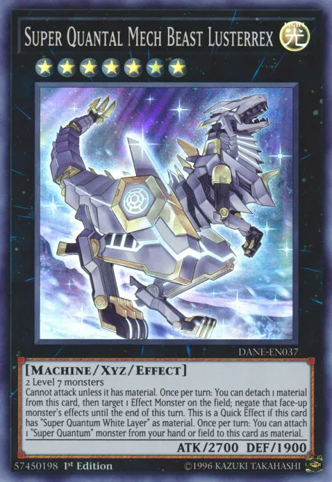Super Quantal Mech Beast Lusterrex — Dark Neostorm — Yu-Gi-Oh!
