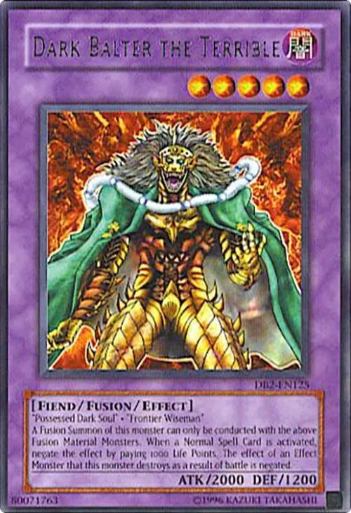 Dark Balter the Terrible — Dark Beginning 2 — Yu-Gi-Oh!
