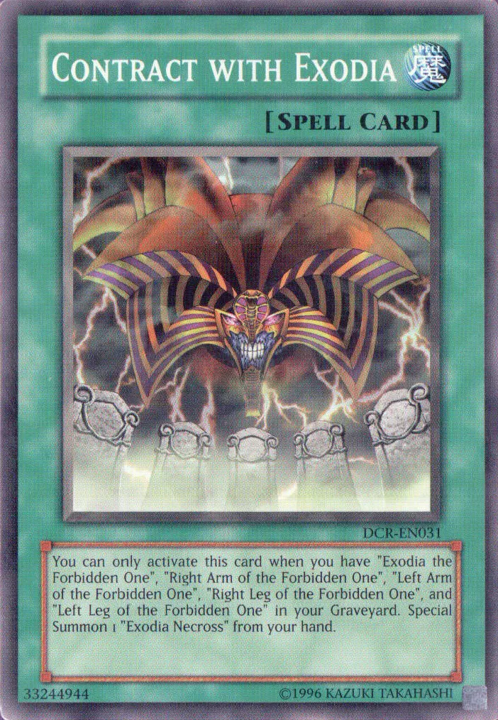 Contrat avec Éxodia — Dark Crisis - Unlimited — Yu-Gi-Oh!
