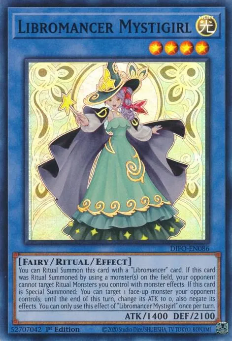 Libromancer Mystigirl — Dimension Force — Yu-Gi-Oh!