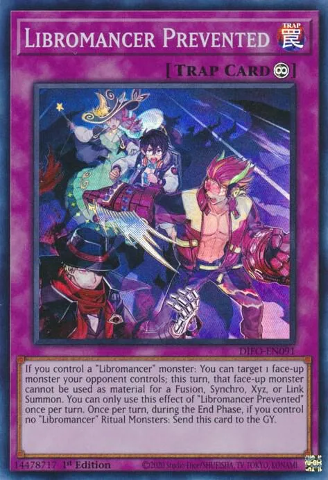 Prévention Libromancienne — Dimension Force — Yu-Gi-Oh!