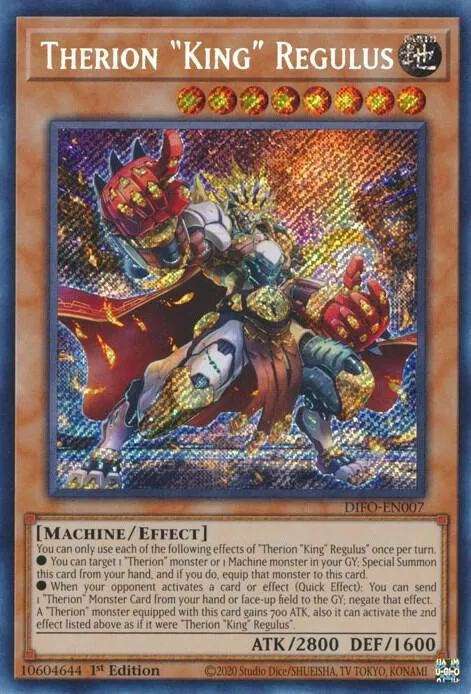 Therion "King" Regulus — Dimension Force — Yu-Gi-Oh!
