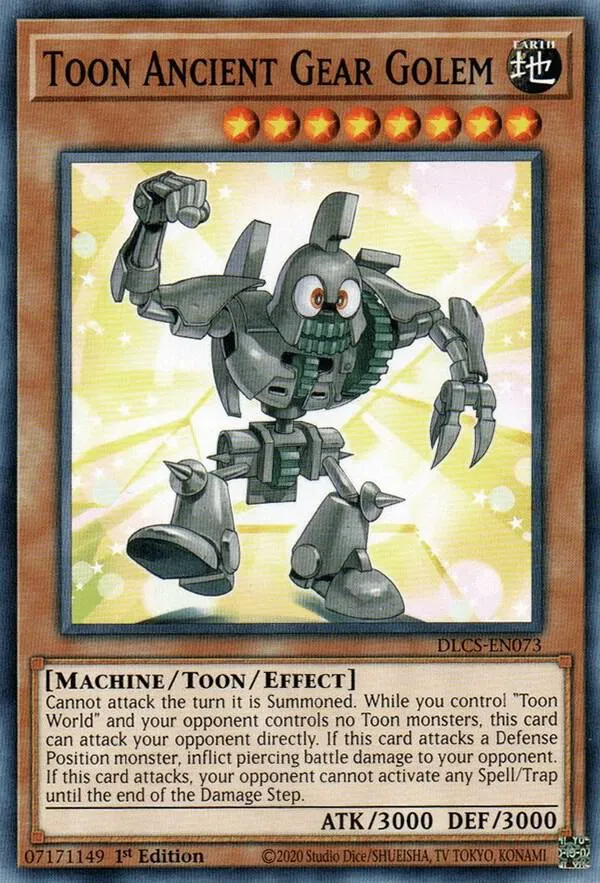 Golem Rouages Ancients Toon — Dragons of Legend: The Complete Series — Yu-Gi-Oh!