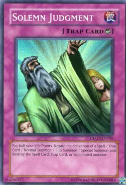 Solemn Judgment — Dark Legends — Yu-Gi-Oh!