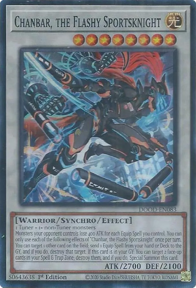 Chanbar, the Flashy Sportsknight — Doom of Dimensions — Yu-Gi-Oh!