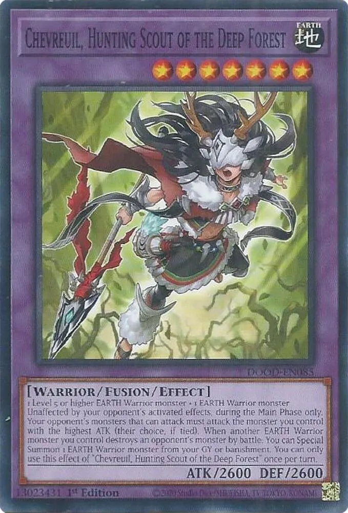 Chevreuil, Hunting Scout of the Deep Forest — Doom of Dimensions — Yu-Gi-Oh!