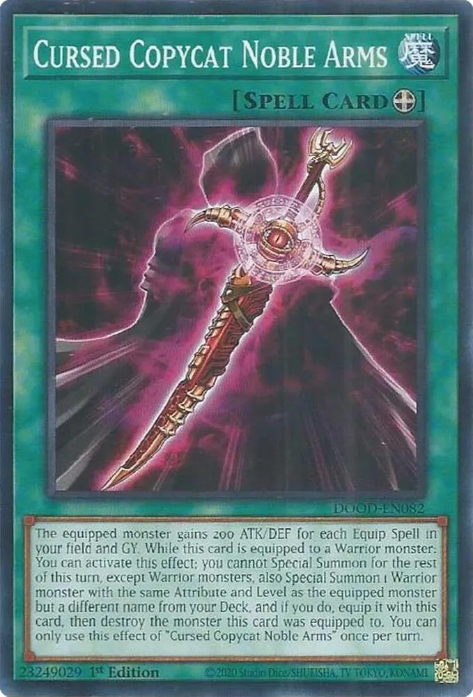 Cursed Copycat Noble Arms — Doom of Dimensions — Yu-Gi-Oh!