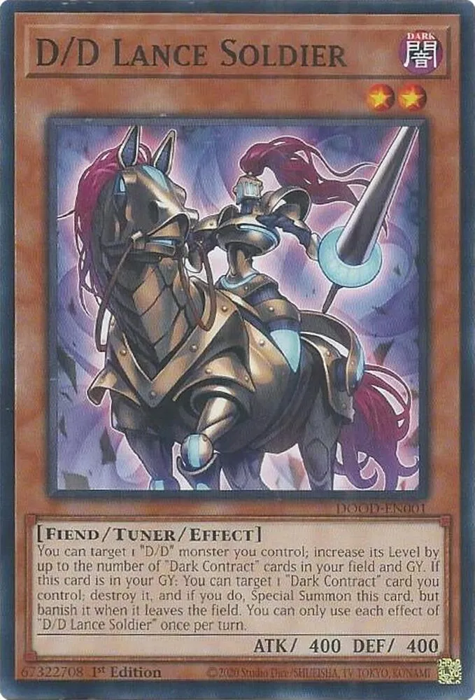 D/D Lance Soldier — Doom of Dimensions — Yu-Gi-Oh!