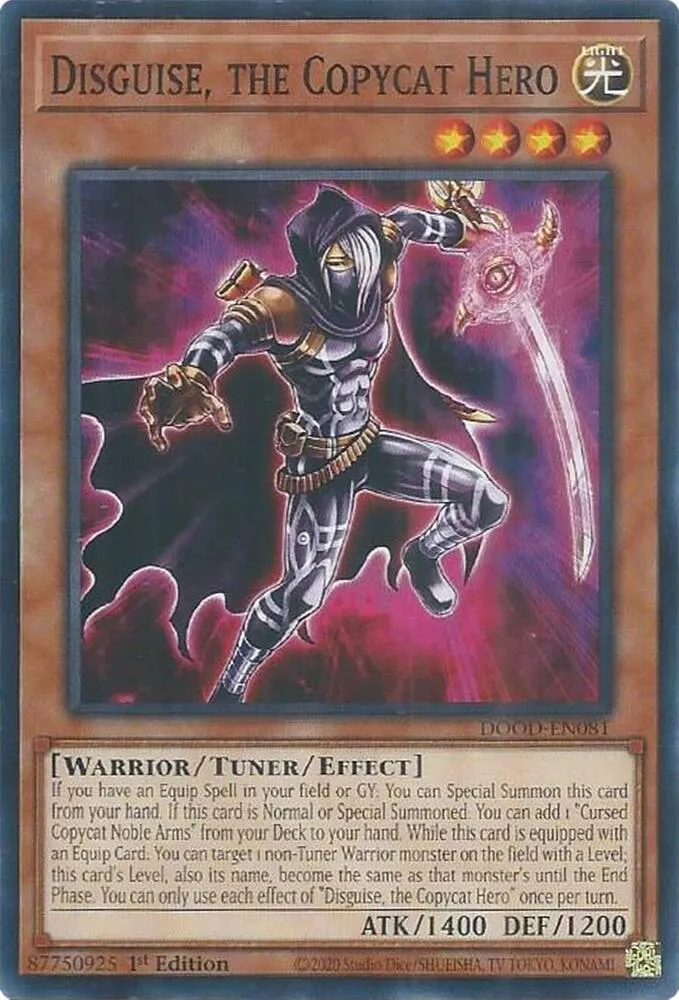 Disguise, the Copycat Hero — Doom of Dimensions — Yu-Gi-Oh!