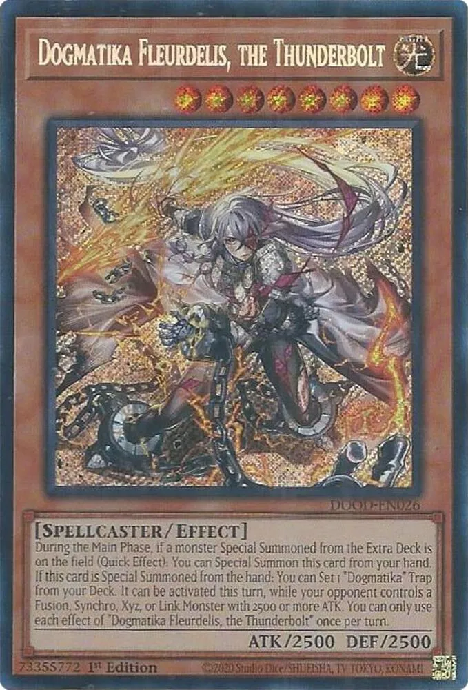 Dogmatika Fleurdelis, the Thunderbolt — Doom of Dimensions — Yu-Gi-Oh!