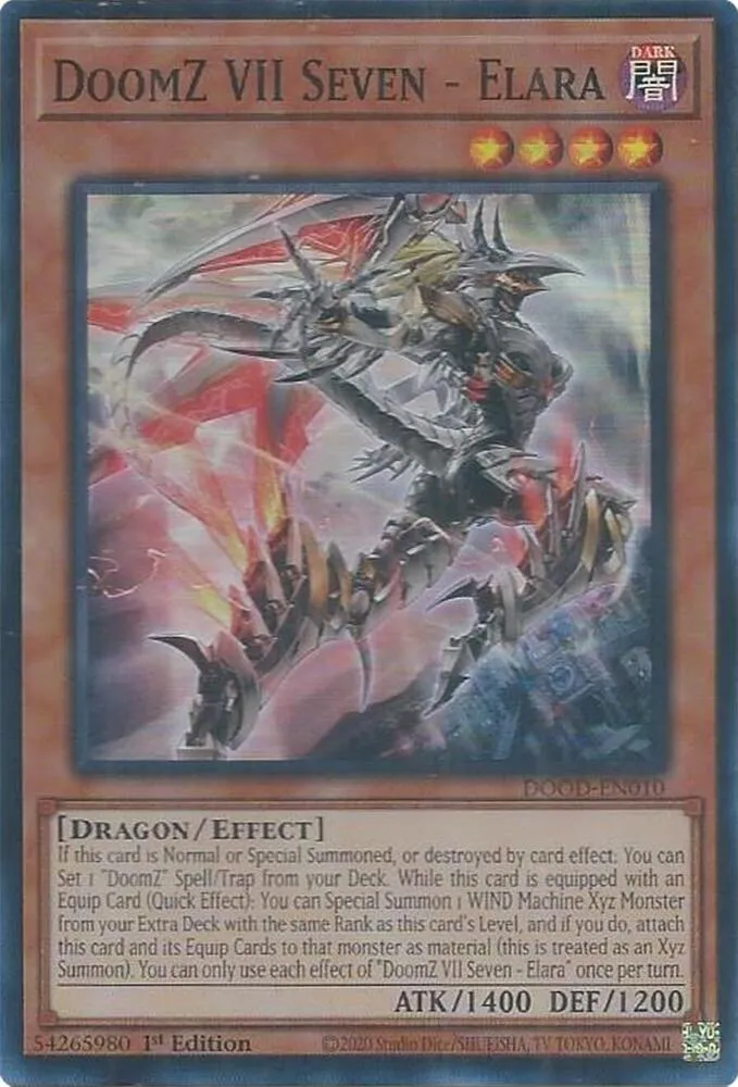 DoomZ VII Seven - Elara — Doom of Dimensions — Yu-Gi-Oh!