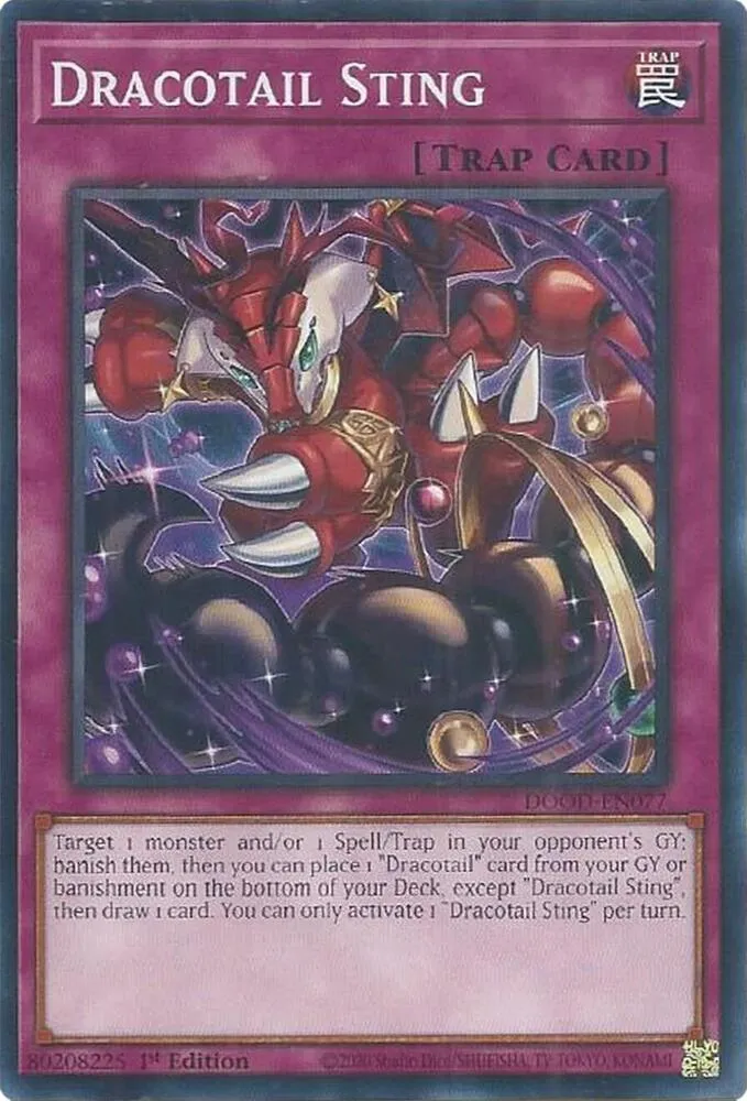Dracotail Sting — Doom of Dimensions — Yu-Gi-Oh!
