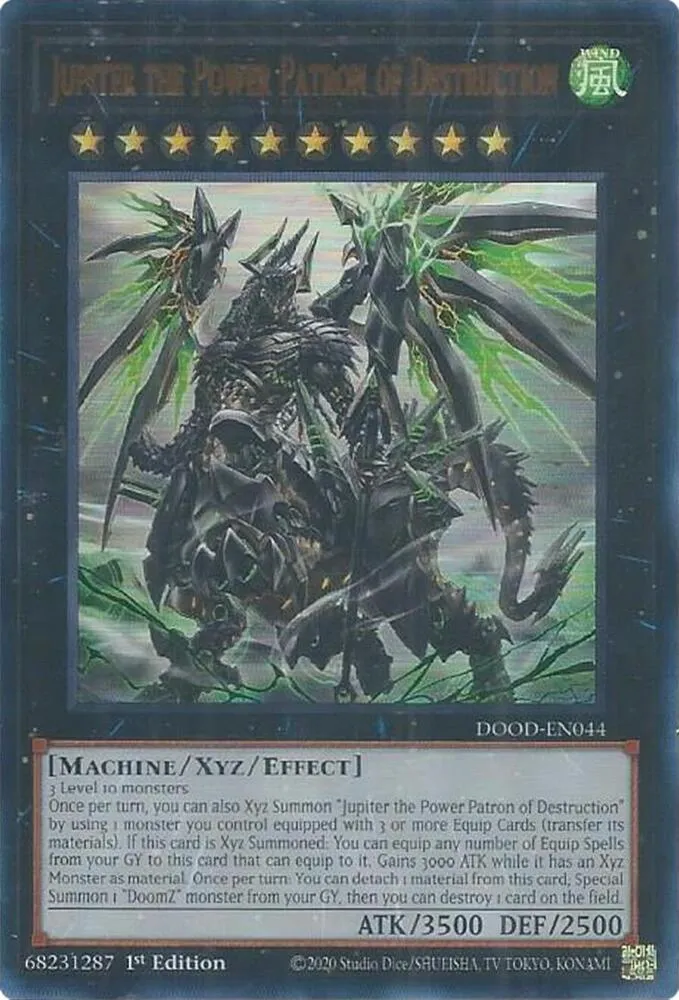 Jupiter the Power Patron of Destruction — Doom of Dimensions — Yu-Gi-Oh!
