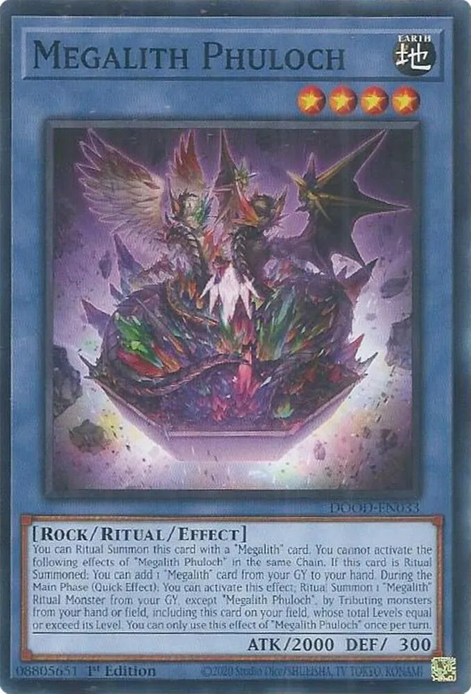 Megalith Phuloch — Doom of Dimensions — Yu-Gi-Oh!