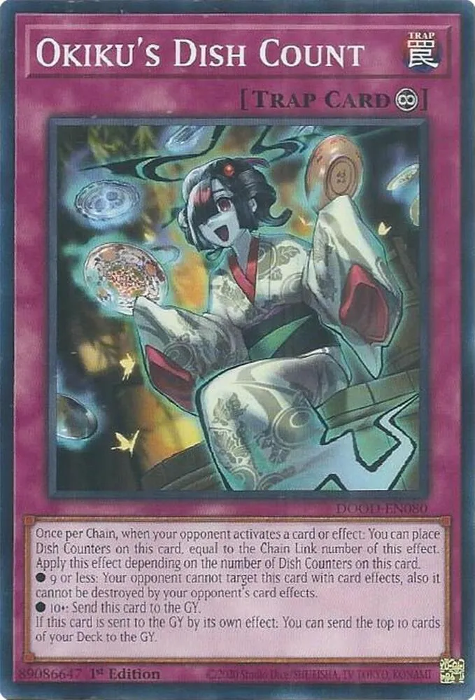 Okiku's Dish Count — Doom of Dimensions — Yu-Gi-Oh!