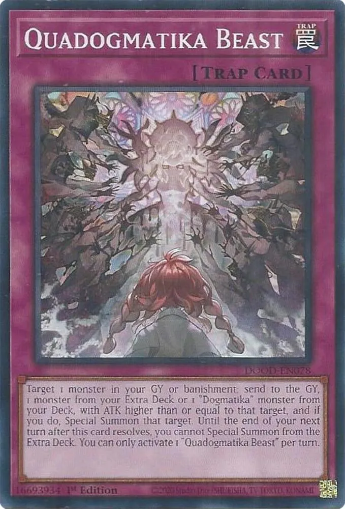 Quadogmatika Beast — Doom of Dimensions — Yu-Gi-Oh!