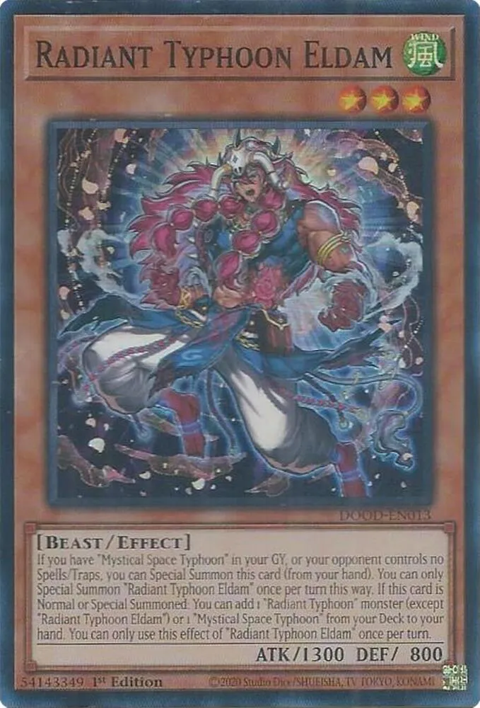 Radiant Typhoon Eldam — Doom of Dimensions — Yu-Gi-Oh!