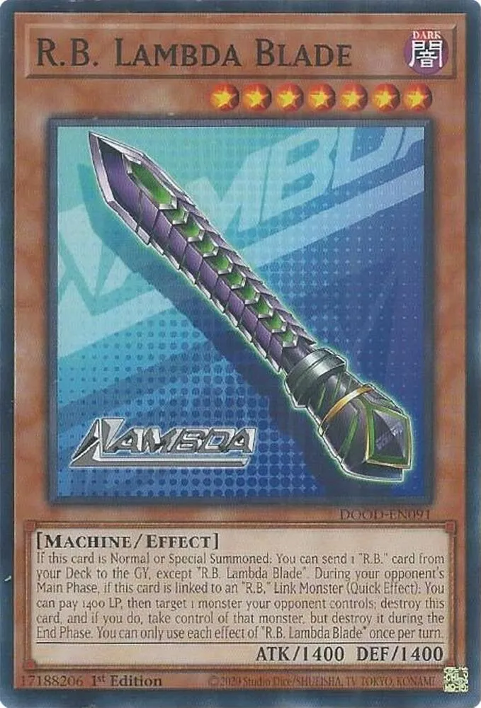 R.B. Lambda Blade — Doom of Dimensions — Yu-Gi-Oh!