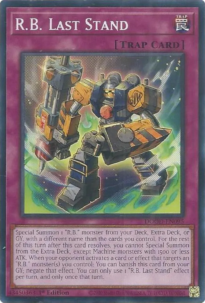 R.B. Last Stand — Doom of Dimensions — Yu-Gi-Oh!
