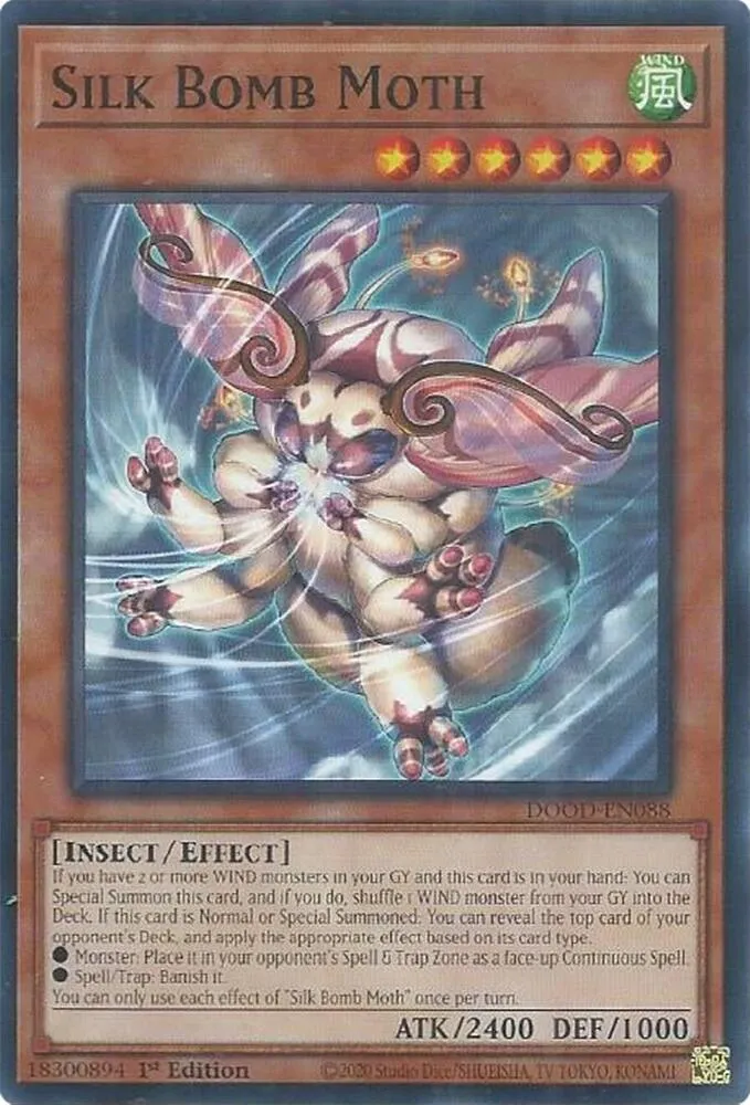 Silk Bomb Moth — Doom of Dimensions — Yu-Gi-Oh!