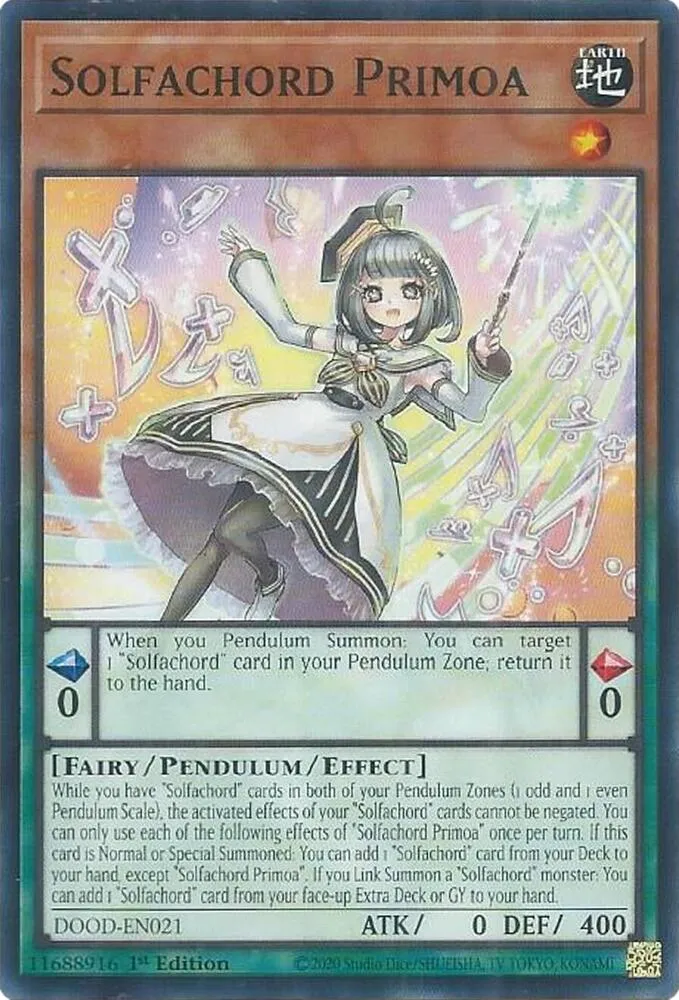 Solfachord Primoa — Doom of Dimensions — Yu-Gi-Oh!