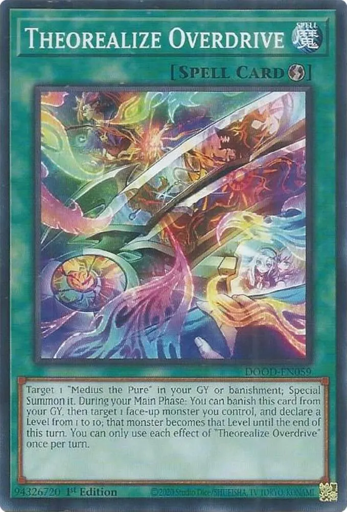 Theorealize Overdrive — Doom of Dimensions — Yu-Gi-Oh!