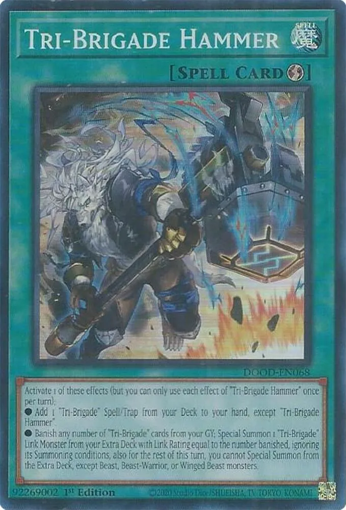 Tri-Brigade Hammer — Doom of Dimensions — Yu-Gi-Oh!